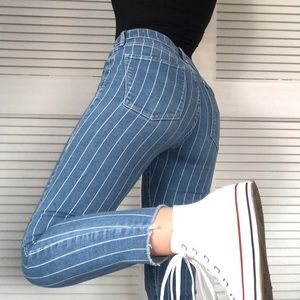 Striped Jeans